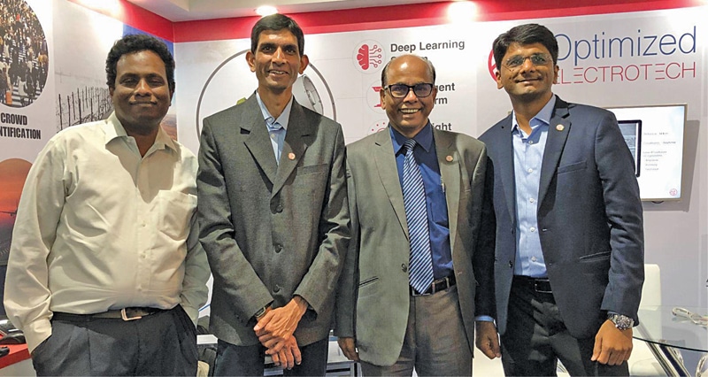 Co-founders of Optimized Electrotech (left to right): Anil Yekkala, Dharin Shah, Kuldeep Saxena, and Sandeep Shah