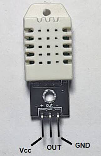 DHT22 Sensor Pinout