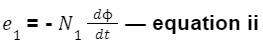 Transformer Equation 2