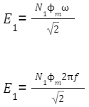 Transformer Equations