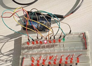 Fig. 1: Author’s prototype on breadboard