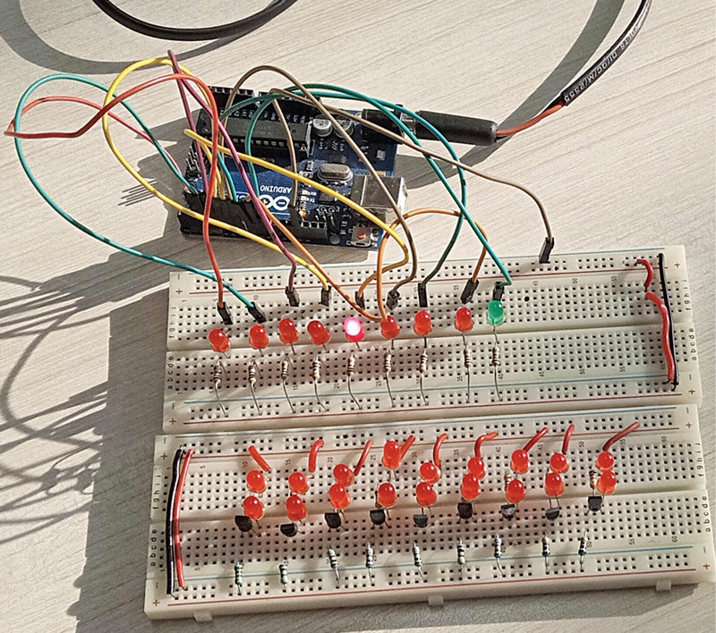 A Small String Of Decorative Flashing Lights Using Arduino