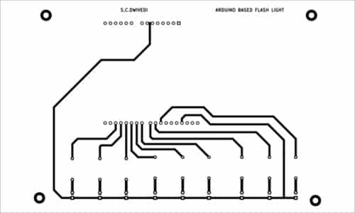 Pcb Mini Arrows A Small String Of Decorative Flashing Lights Using Arduino