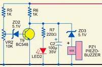 Low Battery Indicator Circuit Diagram