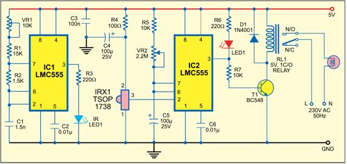 Touch Free Switch Circuit