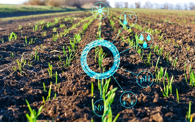 Use of IoT in agriculture sector