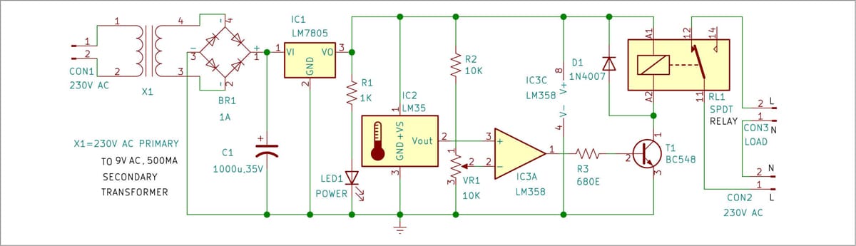 Fig. 2: Circuit diagram of the switch 