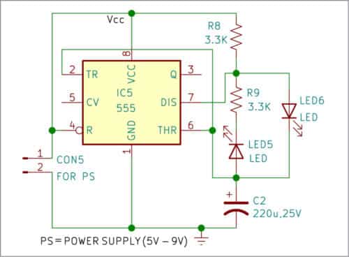 Fig. 3: Circuit diagram for experiment 3