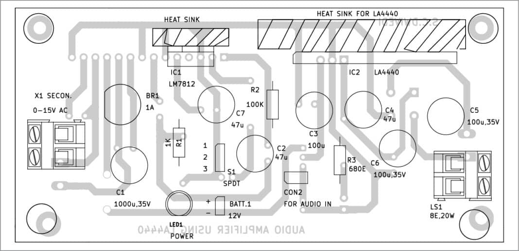 A Simple Audio Amplifier With Dual Power Source | Full DIY Project