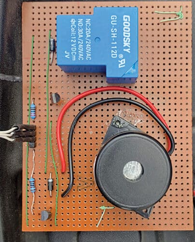 Fig. 5: Relay connection prototype