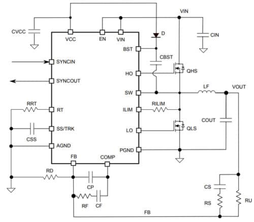 ypical Application Circuit Schematic
