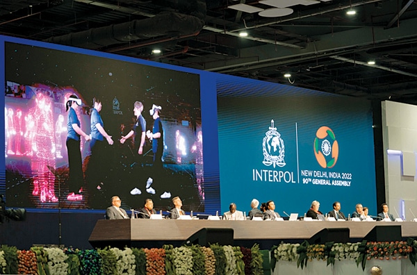 Interpol believes law enforcers can benefit from the metaverse, in terms of remote working, collaboration, preserving evidence collected at crime scenes, etc (Courtesy Int