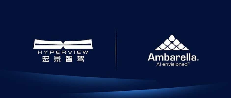 Hyperview Selects Ambarella’s CV3-AD Family Of Automotive AI Central Domain Controllers For Autonomous Driving High Performance Computing Platforms