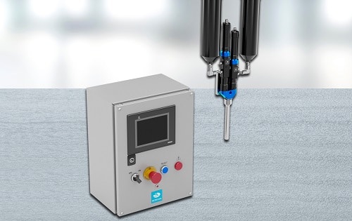 Metering And Mixing System For Precise Application Of Small Beads