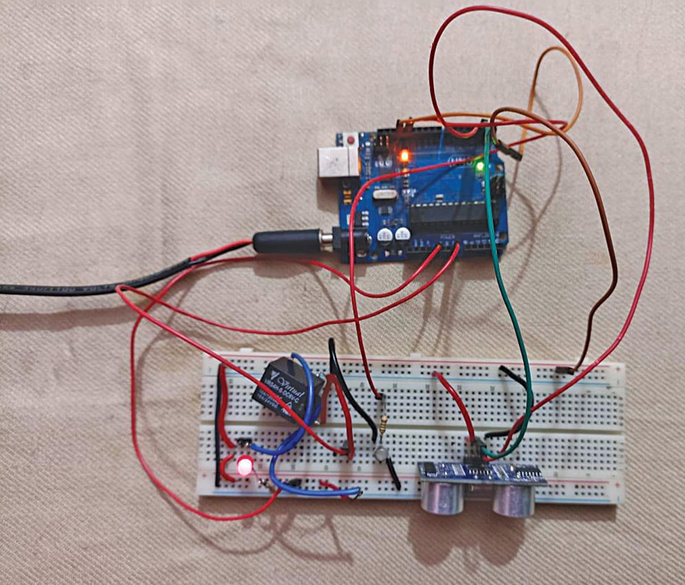 Automatic Wash Basin Tap Using Arduino