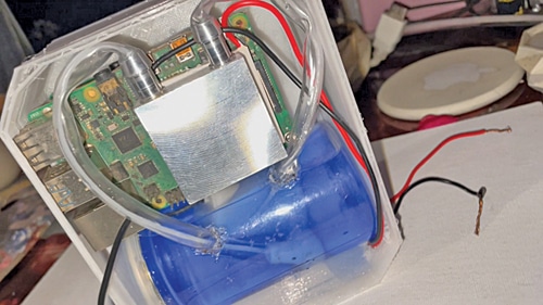 Raspberry Pi with Cooling System