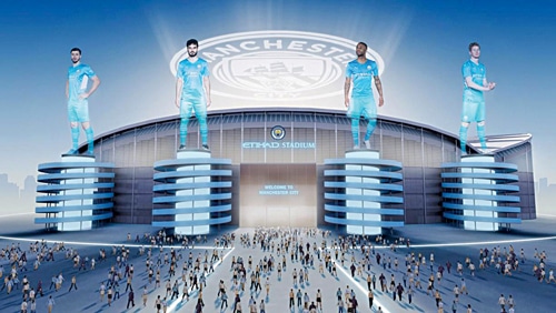 Manchester City has partnered with Sony to create immersive fan experiences in the metaverse (Courtesy: Manchester City)