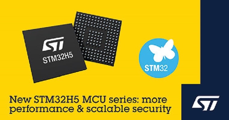 New STM32H5 MCU Series From STMicroelectronics Boosts Performance & Security For Next-Generation Smart Applications