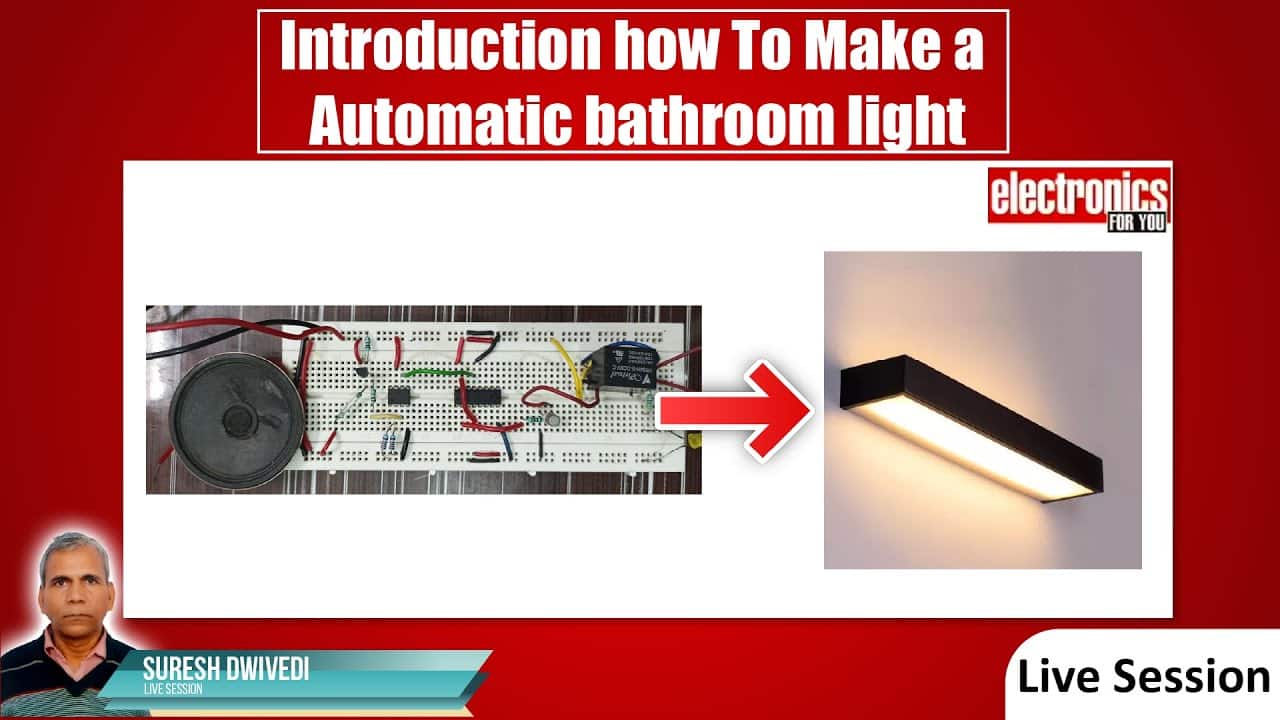 LIVE DIY In Tamil: How To Make a Automatic bathroom light