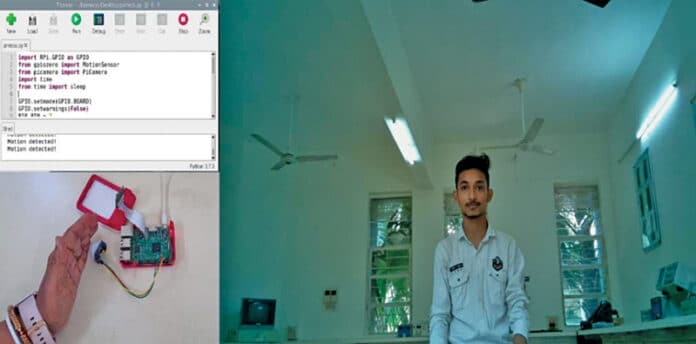 Intrusion Detection System using Raspberry Pi Camera