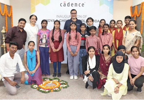 Jaswinder Ahuja at the inauguration of Vidya & Child School in Noida that Cadence partners