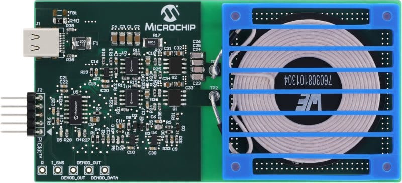 Microchip reference design for wireless charger