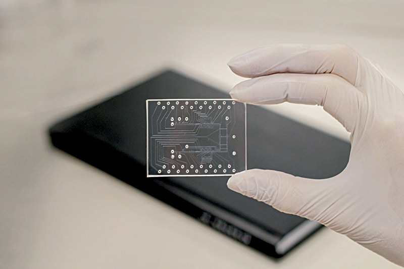 A microfluidic chip