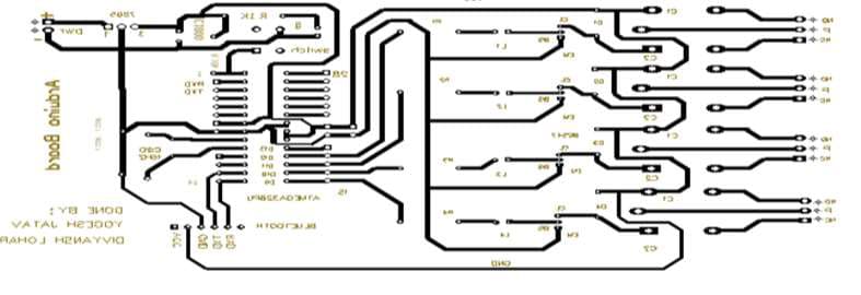 Disposición de la placa de circuito impreso