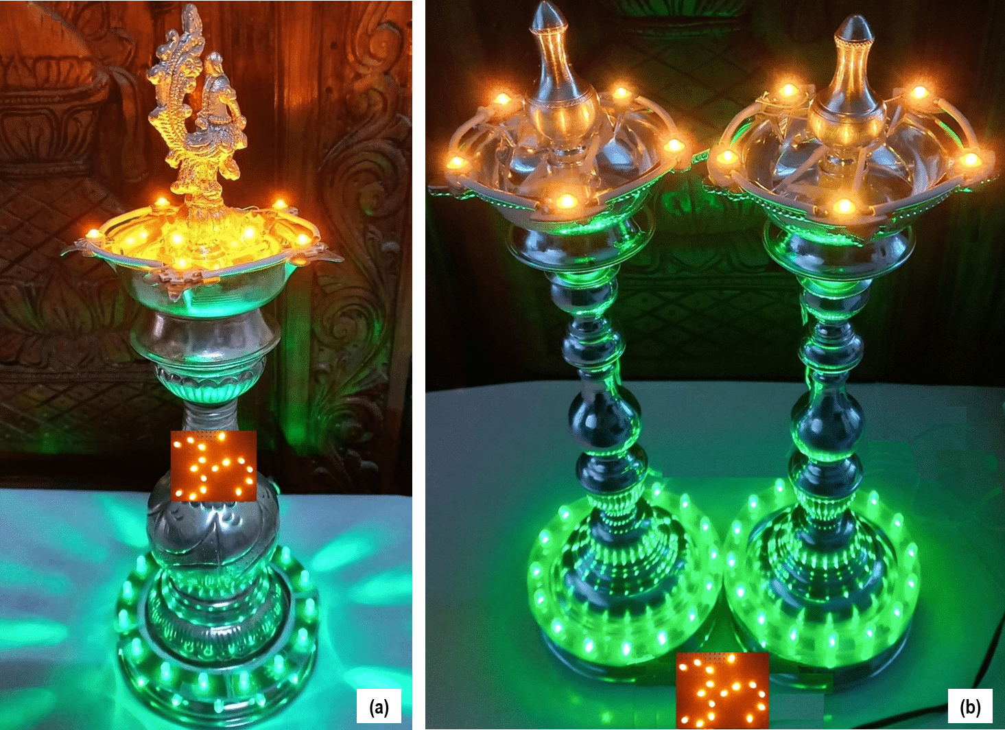 Improved Solar Pooja Lamp Also Powers Two Wall Clocks