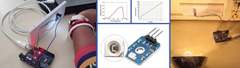 Author’s prototype of the proposed set up to detect the UV ray intensity