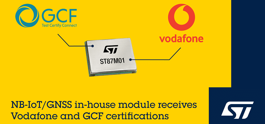 STMicroelectronics GNSS Gets NB-IoT Certification  