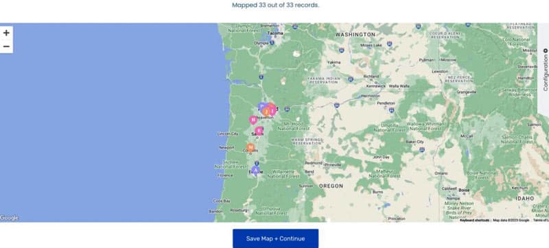 GPS Map Visualization for Tracking