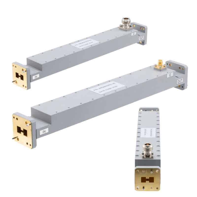 Double-Ridge Waveguide Couplers For RF Systems