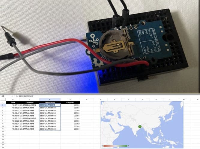 Real time Logistics Tracking on Google Sheet