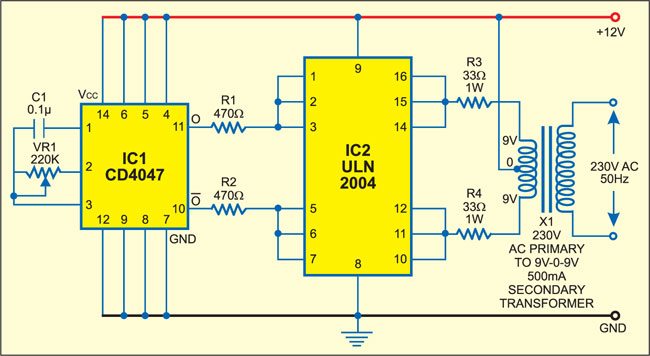 Low Power Inverter Circuit