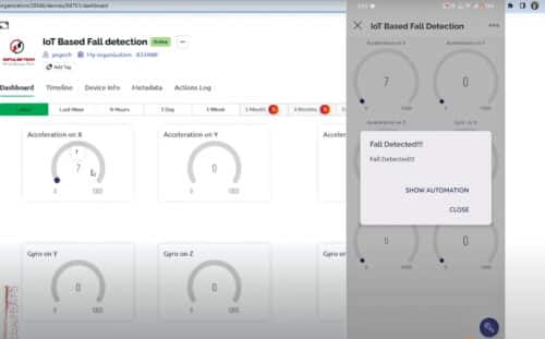IoT based Fall Detection System Using ESP32