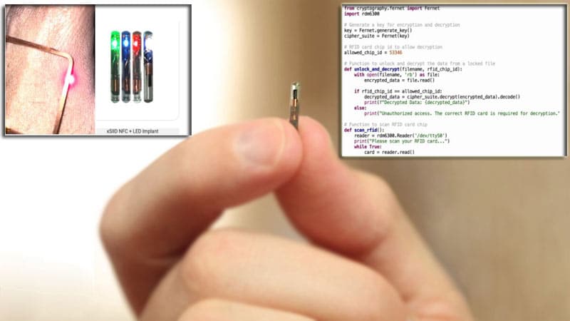 Implanting RFID Chip Inside Body
