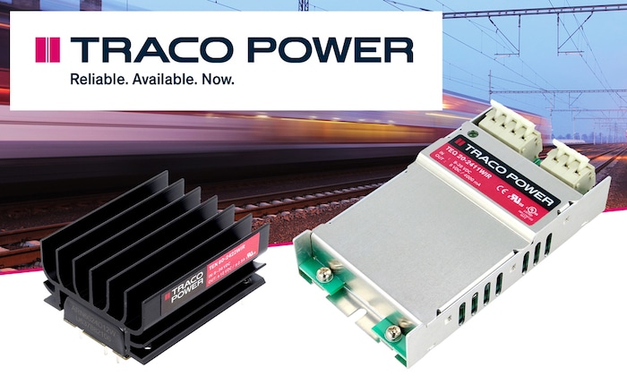 Traco Power Converters For Railway Engineering