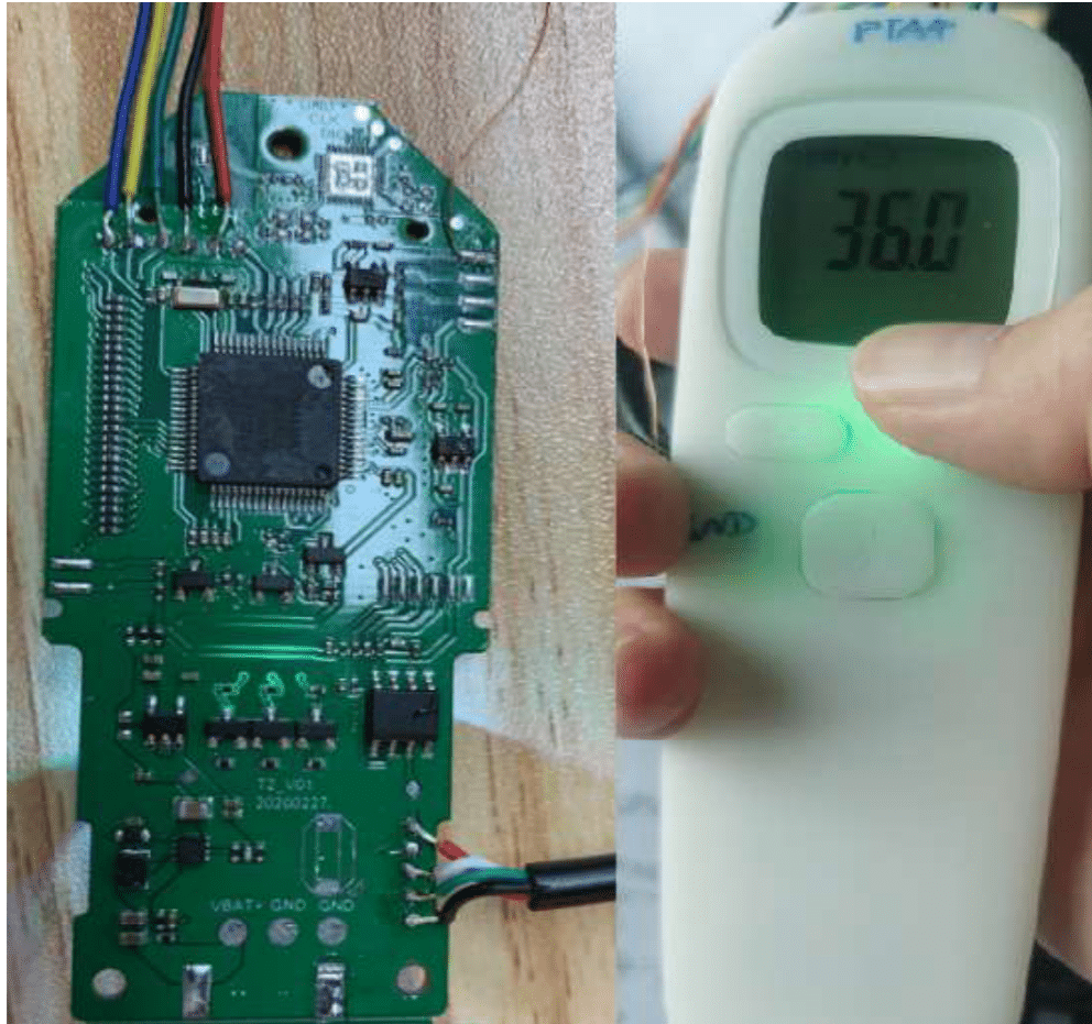 Reference Design Of Forehead Thermometer 