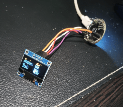 Interfacing OLED Display With Indusboard - Circuit and Code