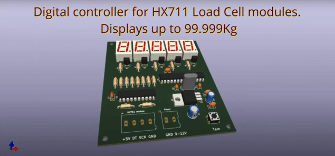 Digital Weigh Scale Controller For HX711 Load Cell Modules
