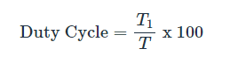 Astable 555 Timer Duty Cycle Formula