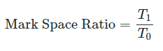 Astable 555 Timer Mark Space Ratio