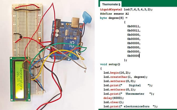 Arduino based Digital Thermometer