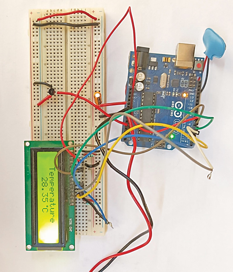 Arduino-based digital thermometer