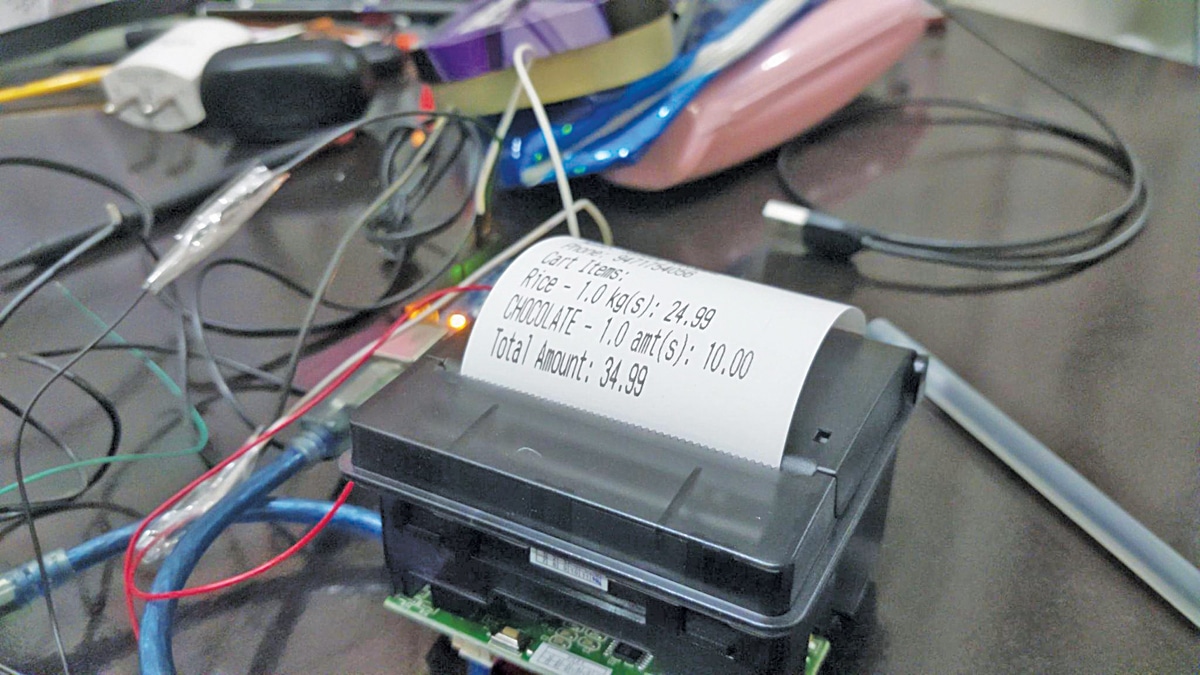 Shop Billing System Using A Thermal Printer