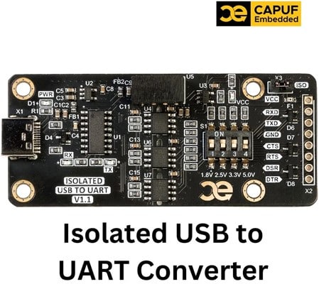 Industrial Grade Isolated USB to UART Converter
