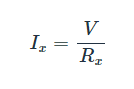 Individual Resistor in Parallel Current Formula