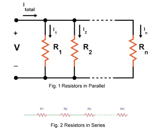 Parallel and Series Resistor Schematic