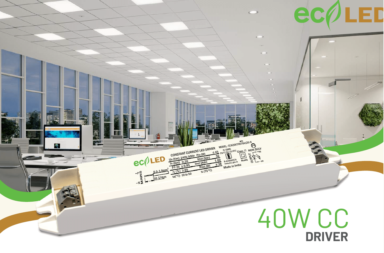 Efficient 40W LED Driver For Indoor Lighting Applications